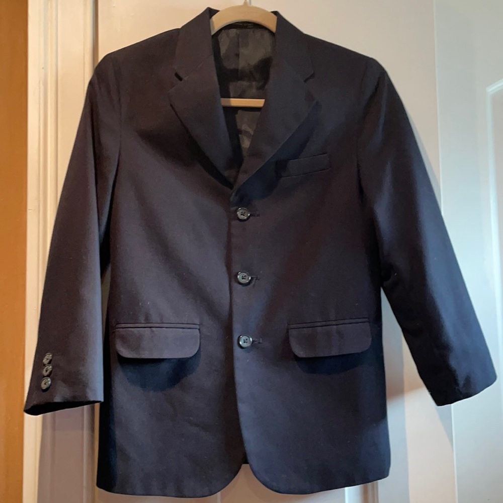 Boys dark Navy 3 buttons jacket